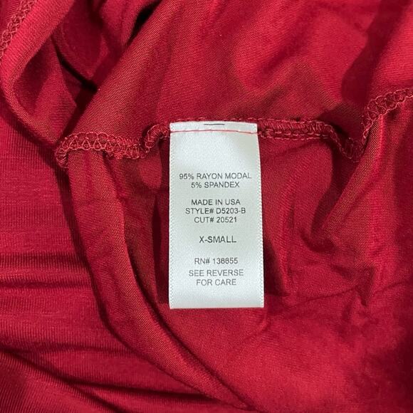 NEW West Kei Modal Jersey Flutter Sleeve Cascading High Low Belted Maxi Dress XS - Picture 14 of 15